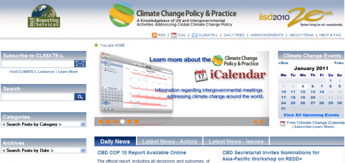 Climate Change Policy & Practice