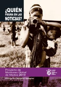 Informe GMMP 2010 bajo licencia creative commons