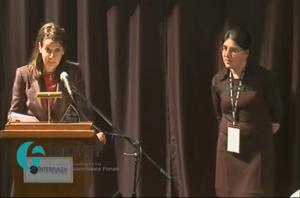 Representante de una de las iniciativas ganadoras del Premio Frida