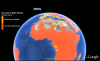 Climate change scenarios in GoogleEarth