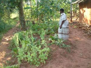 Femme cliente du télécentre rural