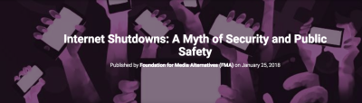  image linking to Foundation for Media Alternatives, Philippines: Internet shutdowns and the myth of security and public safety 