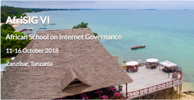  image linking to Sixth African School on Internet Governance to take place in Zanzibar, 11-16 October 2018 