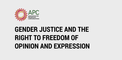  image linking to Gender justice and the right to freedom of opinion and expression 