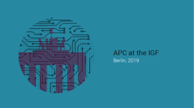  image linking to APC at the IGF 2019: Event coverage 