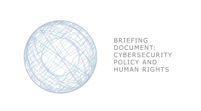  image linking to Briefing document: Cybersecurity policy and human rights 