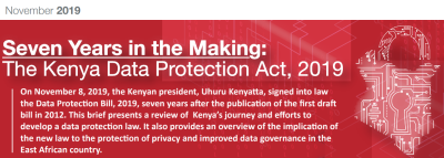  image linking to New law holds promise for improved data governance in Kenya 