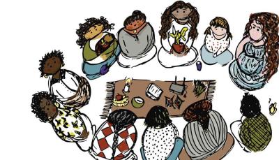  image linking to Our routes: Women's node - an illustrated journey of women in community networks  