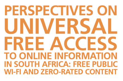  image linking to Perspectives on universal free access to online information in South Africa: Free public Wi-Fi and zero-rated content 
