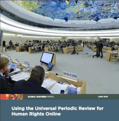  image linking to Using the Universal Periodic Review for Human Rights Online 