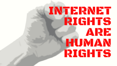  image linking to APC member EngageMedia on why internet freedom is a basic human right  