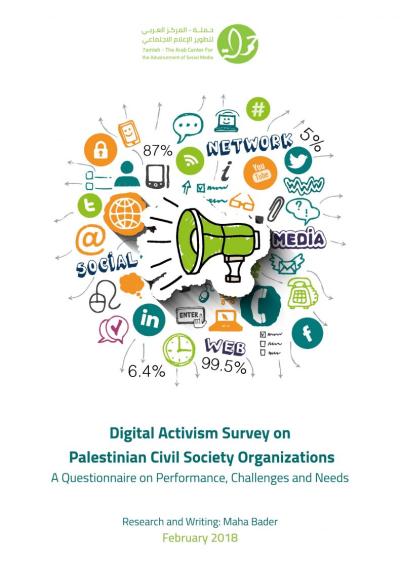  image linking to 7amleh conducts survey of digital activism of Palestinian civil society organisations 