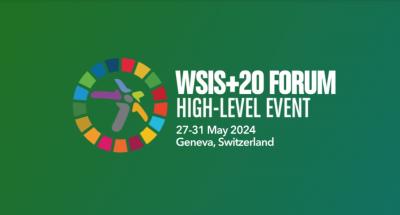 Image announcing the dates of WSIS+20 Forum High-Level Eevent 2024.