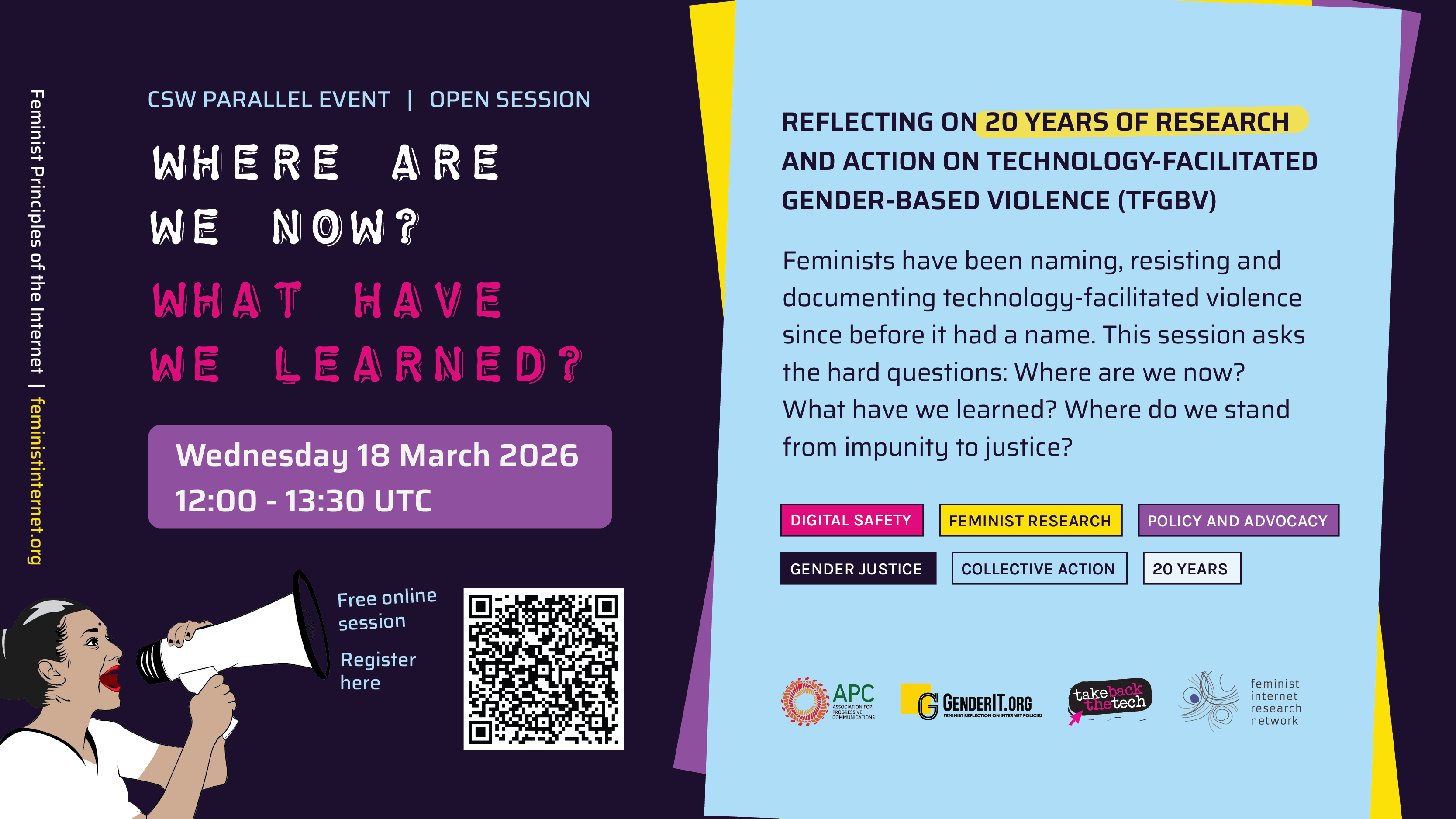 CSW70 virtual paralle event: Where are we now? What have we learned? 