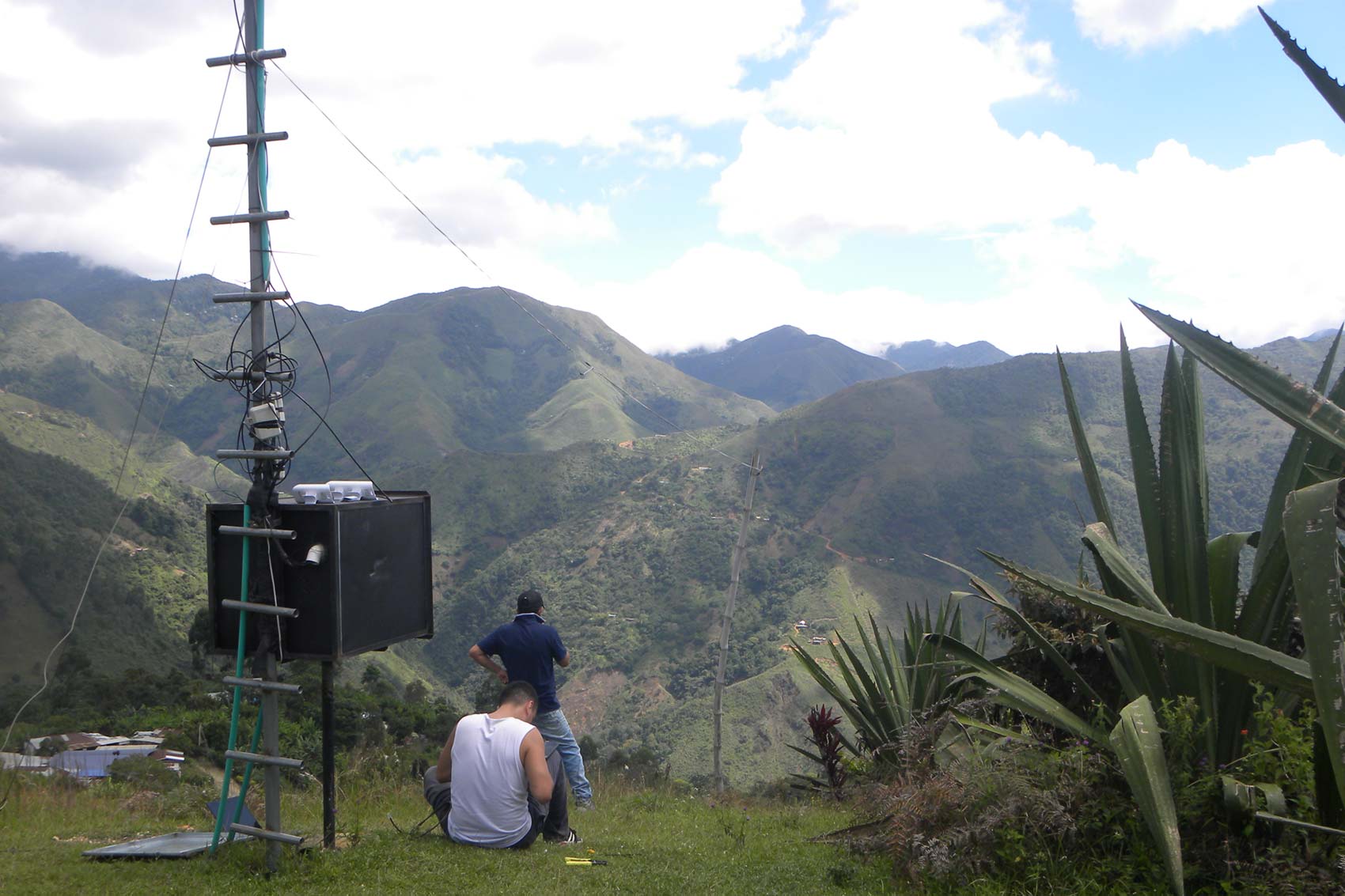 Image provided by Colnodo of remote location in Colombia where community networks are being implemented