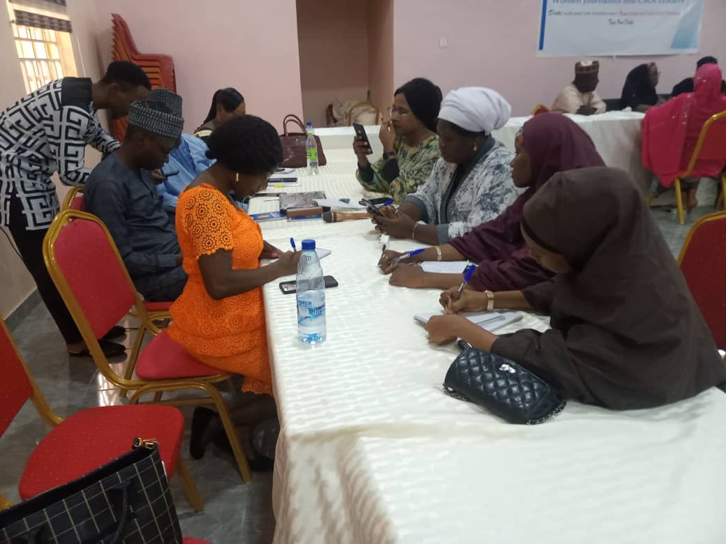 Image: A group of people participates in two-day workshop on enhancing digital rights in Nigeria. Photo courtesy of CITAD.