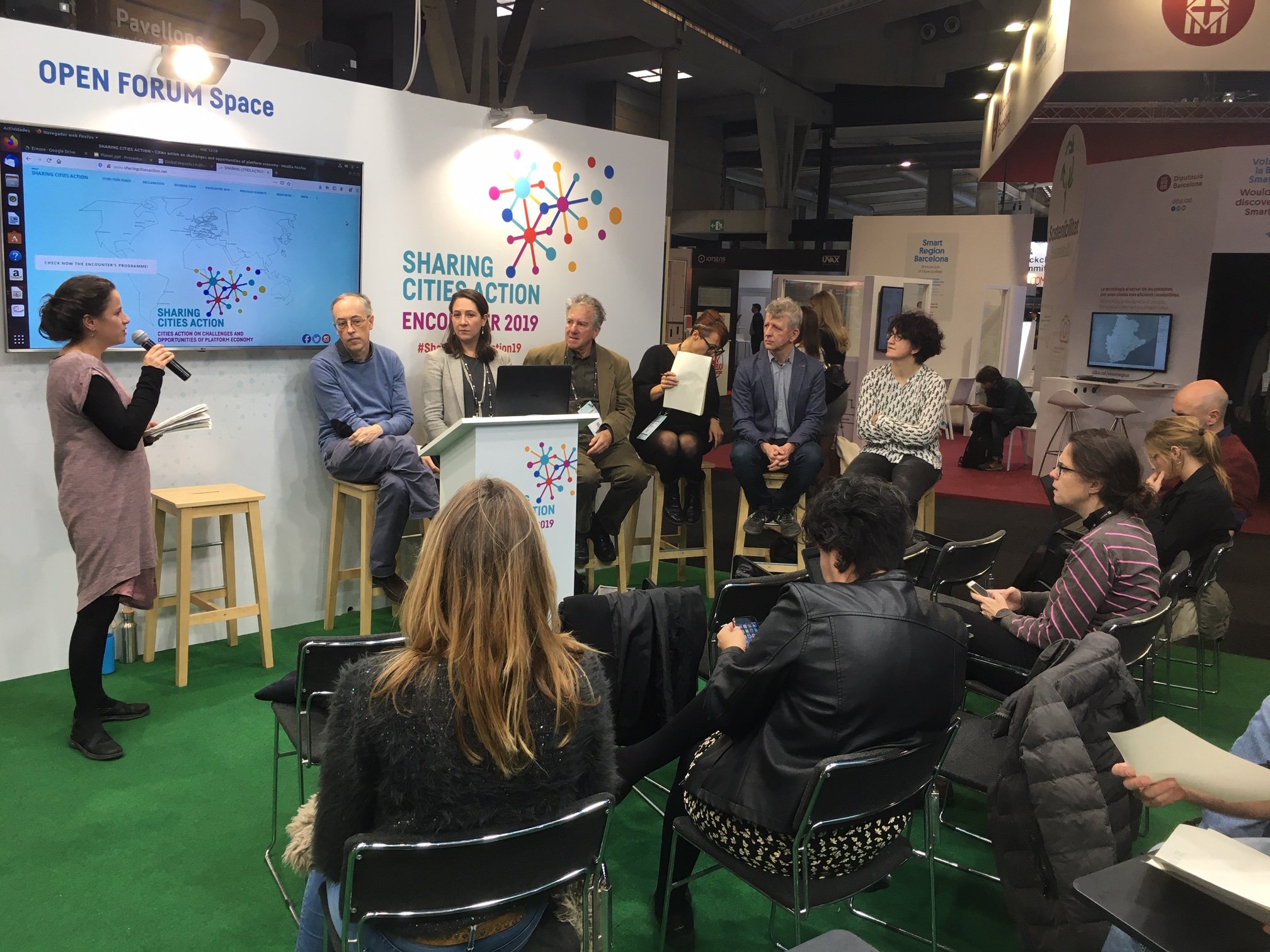 Image: The electronic secondhand market must be boosted and that's why we need more collaboration, said Leandro Navarro at a Sharing Cities Action presentation.