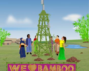 Low-cost, community-based communications network towers: One of many reasons to love bamboo