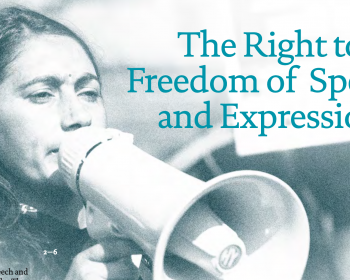 Arrow for Change: The right to freedom of speech and expression