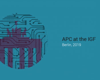 APC at the IGF 2019: Schedule of events