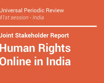 Joint Stakeholder Report Universal Periodic Review 41st Session – India