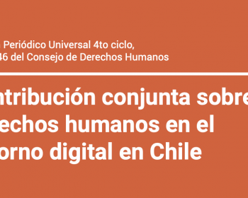 Contribución conjunta sobre derechos humanos en el entorno digital en Chile