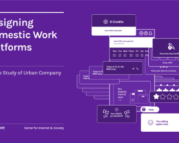Designing domestic work platforms: A case study of Urban Company
