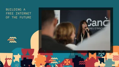  image linking to Decidim Association on the urgency of service to civil society where freedoms and rights are being rolled back