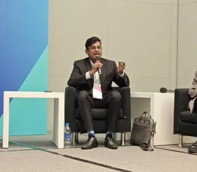 Nilay Shah from the Software Freedom Law Center (SFLC.in) at this year's RightsCon. Photo: Courtesy of SFLC.in image linking to Creating bridges for collective resistance at RightsCon 2025 