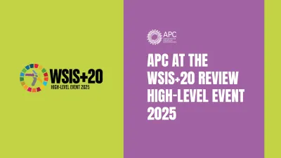  image linking to APC at the WSIS+20 Review High-Level Event 