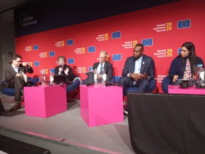 Chat Garcia Ramilo, executive director of APC, brought the perspective of civil society and community-centred connectivity to the conversation on the geopolitics of digital connectivity image linking to A call for inclusion, sovereignty and community-centred connectivity from the Global Gateway Forum