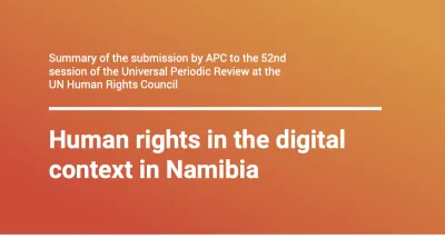  image linking to Summary: Human rights in the digital context in Namibia 