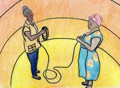 Imagen: Ilustración de Lia Aroeira (red comunitaria Portal sem Porteiras, Monteiro Lobato, Brasil) para GenderIT.org image linking to Enabling digital inclusion for the most vulnerable in 2020