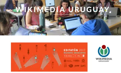  image linking to Wikimedia Uruguay: editatón en el mes de las mujeres