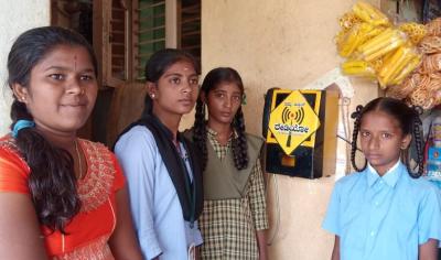  image linking to Enabling community participation of young girls and women: Janastu community mesh radio network 