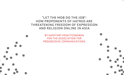  image linking to “Let the mob do the job”: How proponents of hatred are threatening freedom of expression and religion online in Asia 