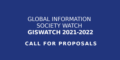 image linking to EXTENDED DEADLINE! GISWatch 2021-2022 call for proposals - COVID-19: Changes to digital rights priorities and strategies 
