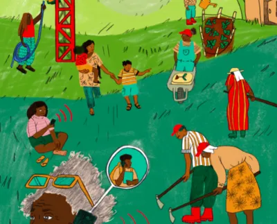 Illustration: Gustavo Nascimento image linking to Community Networks and Local Access Monthly Newsletter - Number 41