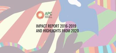  image linking to APC Impact Report 2016-2019 and highlights from 2020 