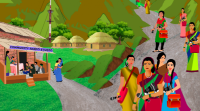  image linking to Community radio enabling women's empowerment in remote communities of India 