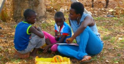 Helen Nyinakiiza (right), aside from being a digital security trainer, also works in an education project for orphans in Iganga district in Eastern Uganda image linking to Giving my spirit voice: Interview with Helen Nyinakiiza