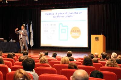  image linking to Nodo TAU promovió la realización de una conferencia sobre residuos electrónicos 