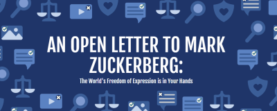  image linking to An open letter to Mark Zuckerberg: The World's Freedom of Expression is in Your Hands 