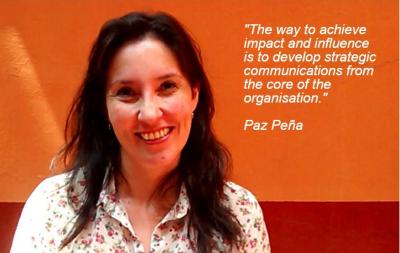 image linking to ¿Cuál es el ADN de tu organización? Paz Peña sobre comunicaciones estratégicas para la incidencia