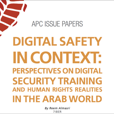  image linking to Digital safety in context: Perspectives on digital security training and human rights realities in the Arab world 