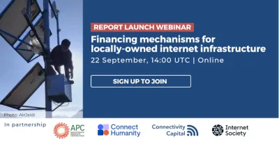  image linking to Report launch: Financing mechanisms for locally-owned internet infrastructure 