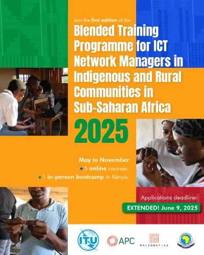 Blended Training Programme for ICT Network Managers in LAC and Africa image linking to Blended Training Programme for ICT Network Managers Application in LAC and Africa 