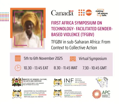 - image linking to First Africa Symposium on Technology-facilitated Gender-based Violence 