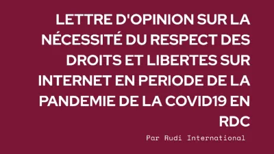 image linking to RDC : Comment faire respecter les droits et libertés sur Internet pendant la COVID-19 ?