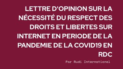  image linking to RDC : Comment faire respecter les droits et libertés sur Internet pendant la COVID-19 ? 